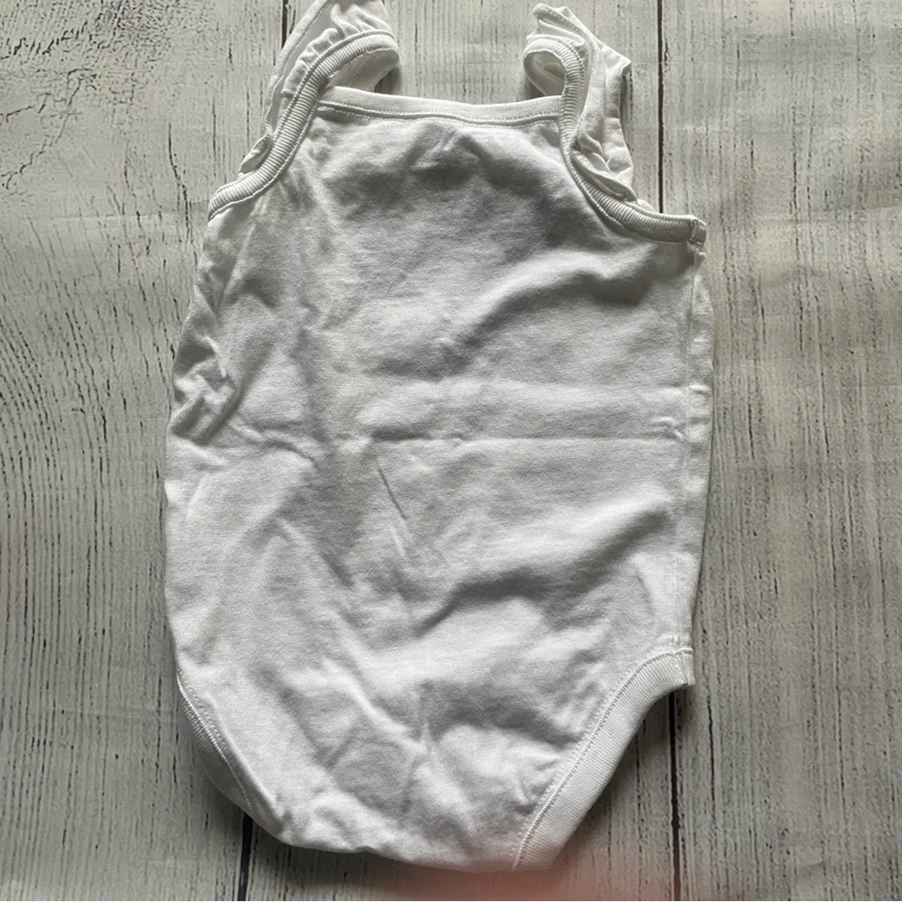 Gymboree White Fish Tank Onesie Size 3-6 months